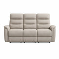 Beżowa sofa 3-osobowa z wysokim oparciem, 210 × 95 × 102 cm